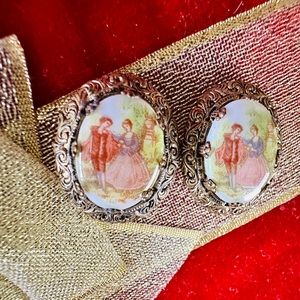 Beautiful Vintage Clip Earrings
